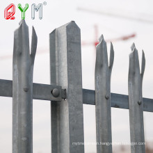 Security Steel Palisade Fence Galvanized Palisade Garden Fence